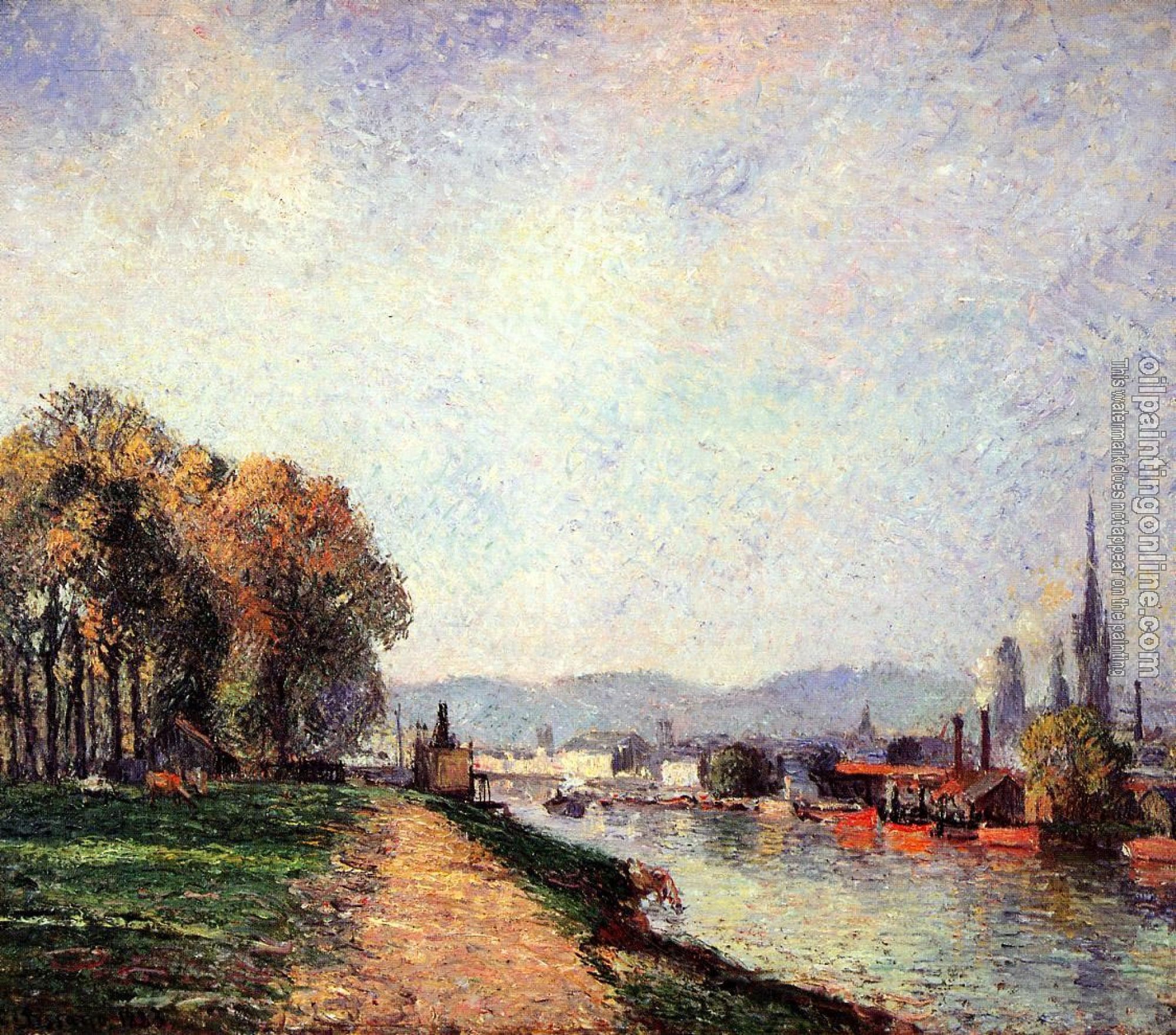 Pissarro, Camille - View of Rouen
